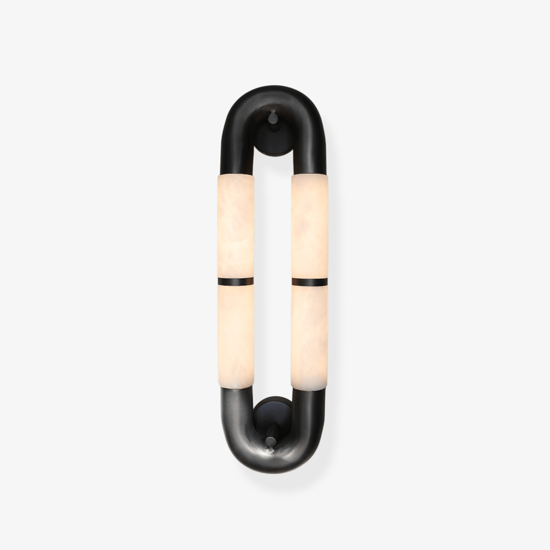 Luma Arc Twin Alabaster Wall Sconce – Modern LED Wall Light