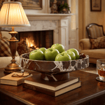 Sculptural Stone Catchall Tray for Entryway and Coffee Table Decor