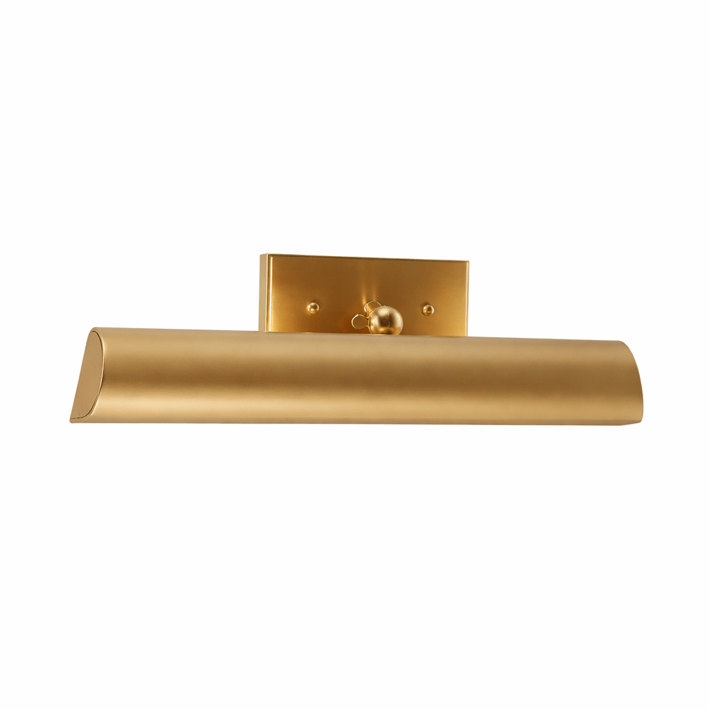 Julian Brass Wall Sconce – Modern Minimalist Cylindrical Wall Light