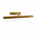 Avery Brass Wall Sconce – Modern Adjustable LED Wall Light for Bedroom, Living Room, and Office