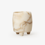 Marlowe Sculptural Marble Candle Holder for Ambient Interiors