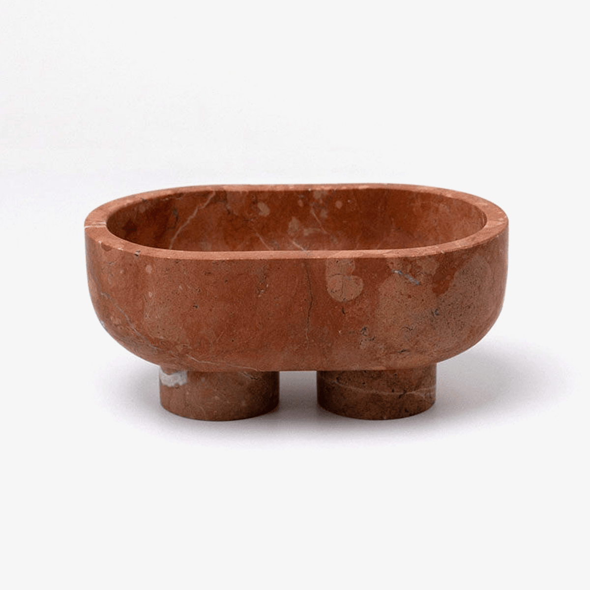 Luna Marble Tray in Natural Stone for Elegant Interiors