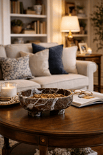 Luna Marble Tray in Natural Stone for Elegant Interiors