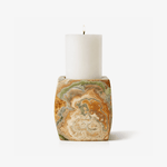 Elara Agate Candle Holder – Natural Stone Table Decor