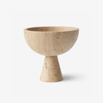 Rowan Stone Display Bowl – Sculptural Marble & Travertine Decor Accent