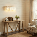 Aurelia Capiz Shell Wall Sconce with Brass Frame