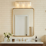 Aurelia Capiz Shell Wall Sconce with Brass Frame