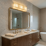 Aurelia Capiz Shell Wall Sconce with Brass Frame