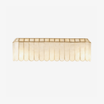 Aurelia Capiz Shell Wall Sconce with Brass Frame