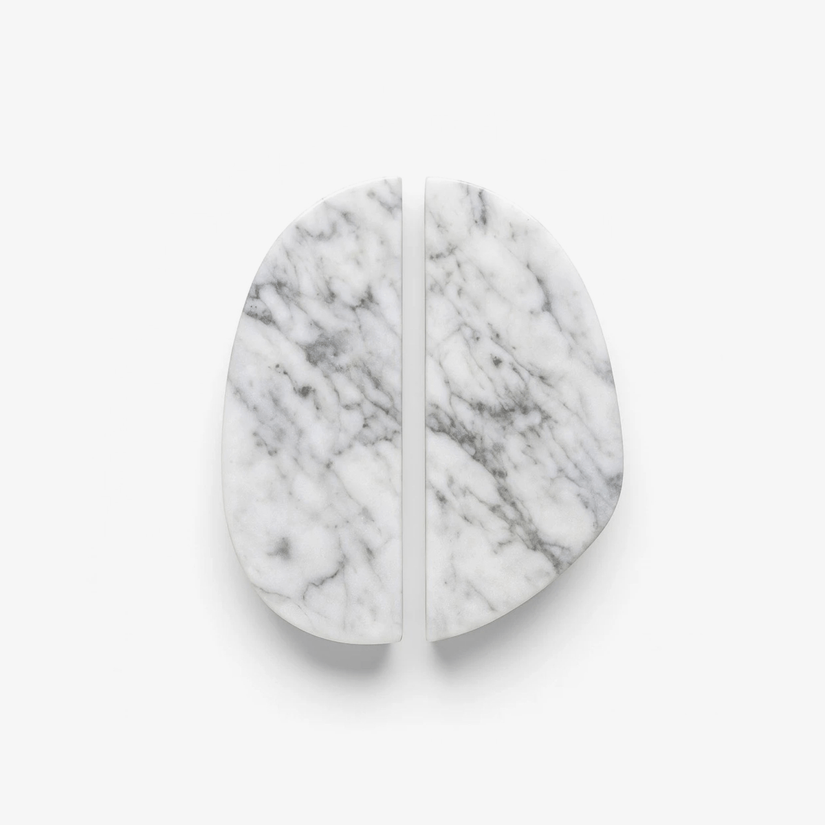 Orion Marble Door Handle in Natural Stone for Cabinets and Glass Doors