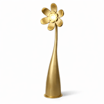 Fleur Sculptural Floor Lamp in Black or Gold – Modern Art Deco Lighting