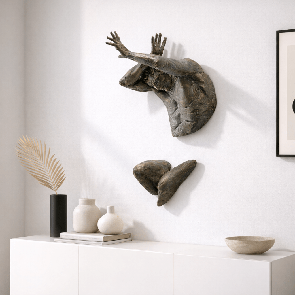 Dynamic Human Sculpture Collection – Contemporary Figurative Lighting Art