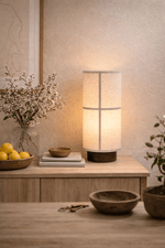 Kanso Glow Rechargeable Table Lamp – Minimalist LED Table Light