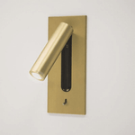 Folded Back LED Wall Sconce for Bedside Reading