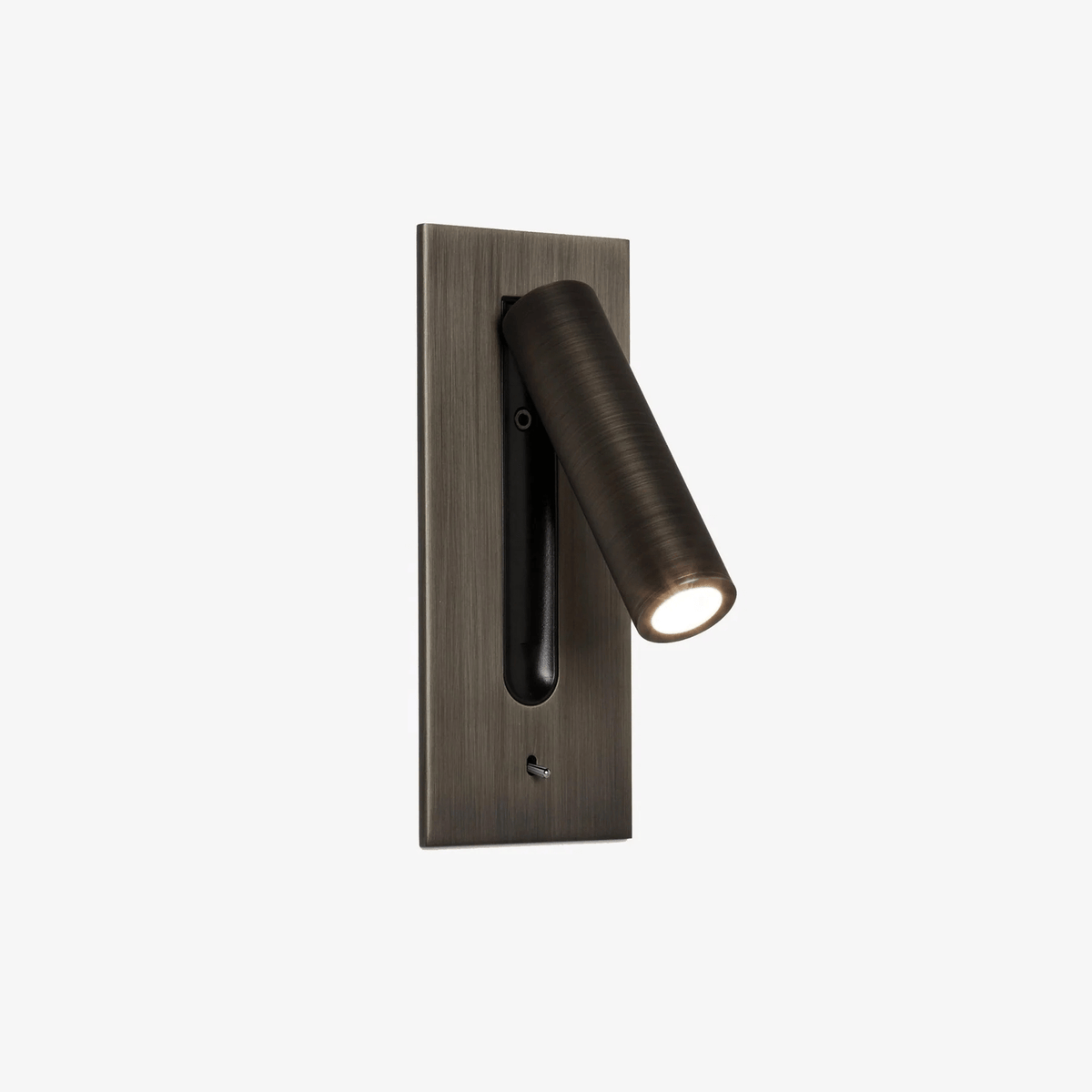 Folded Back LED Wall Sconce for Bedside Reading