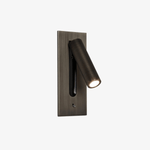 Folded Back LED Wall Sconce for Bedside Reading