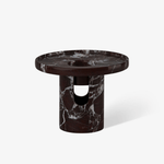 Arc Pillar Marble Candle Holder – Sculptural Tabletop Accent