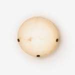 Noema Alabaster Wall Sconce — Modern LED Wall Light for Bedroom & Living Room
