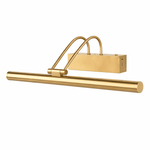 Aureon Rechargeable LED Picture Light in Gold Finish