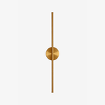 Gilded Axis Rechargeable Wall Sconce – Modern Brass LED Wall Light
