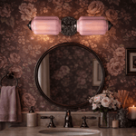 Elliot Brass and Glass Wall Sconce for Modern Interiors