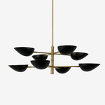 Vespera Brass Chandelier – Modern Statement Lighting for Dining & Living Spaces