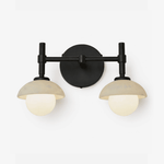 Milo Alabaster Double Wall Light — Modern Luxury Wall Sconce