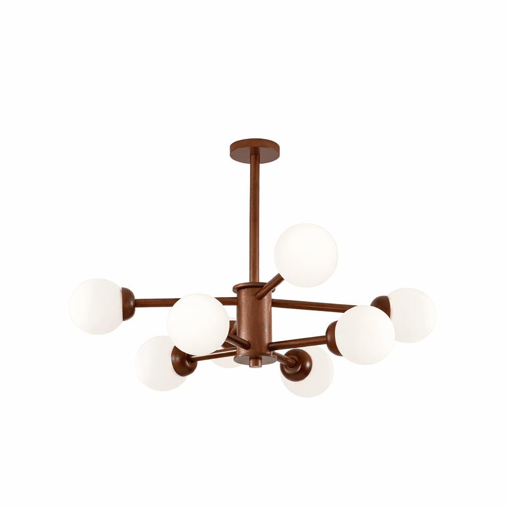 Kozan Wooden Chandelier – Sculptural Modern Pendant Light for Dining Room and Living Room