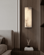 Alvia Alabaster Wall Sconce — Natural Stone LED Wall Light