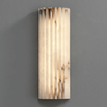 Alvia Alabaster Wall Sconce — Natural Stone LED Wall Light