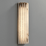 Alvia Alabaster Wall Sconce — Natural Stone LED Wall Light