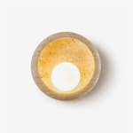 Arlo Travertine Wall Sconce — Organic Modern Stone Lighting