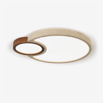Orba Travertine Ceiling Light – Natural Stone LED Flush Mount