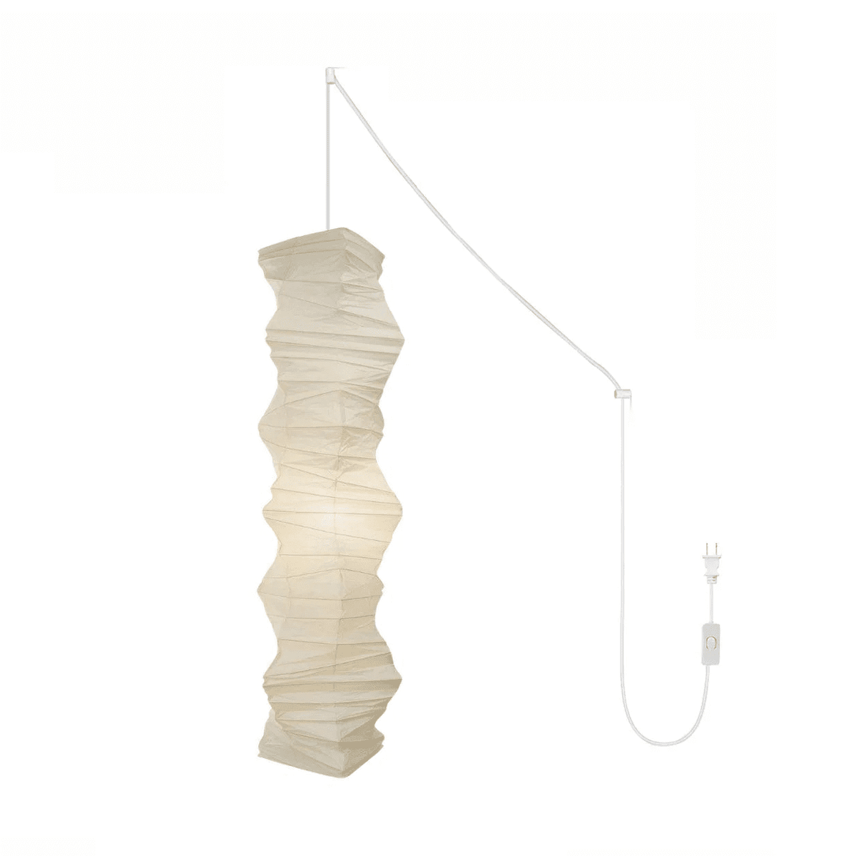 Washi Paper Swag Pendant Light – Handcrafted Japanese Lantern for Modern Interiors