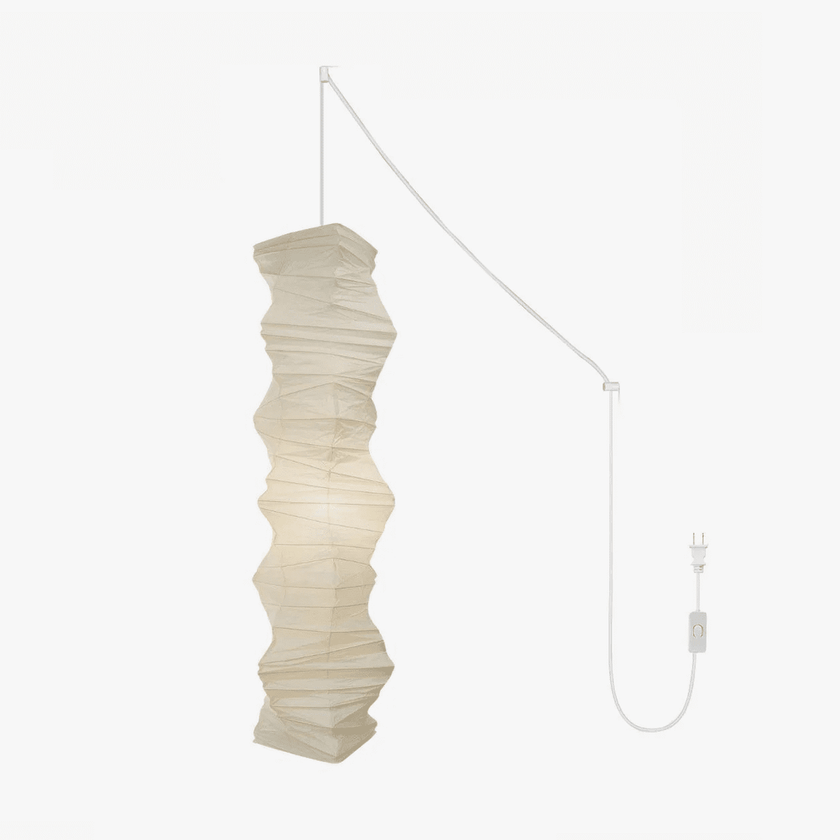 Washi Paper Swag Pendant Light – Handcrafted Japanese Lantern for Modern Interiors