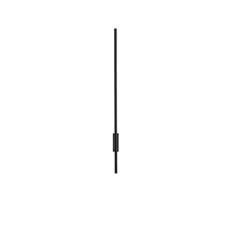 Rowan Linear LED Wall Sconce in Black, Modern Minimalist Architectural Lighting