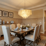Oceana Shell Chandelier — Natural Shell Pendant Light for Coastal Interiors