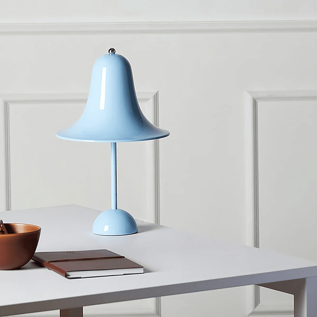 Pantop Bell Portable Table Lamp – Modern Metal LED Desk Lamp for Bedroom & Living Room