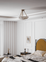 Aureon Alabaster Ceiling Light – Handcrafted Brass & Natural Stone Fixture