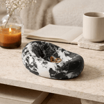 Drift Bowl Marble Tray – Sculptural Stone Catchall for Modern Interiors