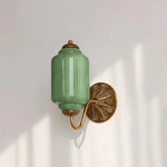 Elliot Glass Wall Sconce in Brass for Modern Interiors