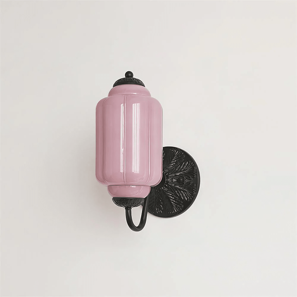 Elliot Glass Wall Sconce in Brass for Modern Interiors
