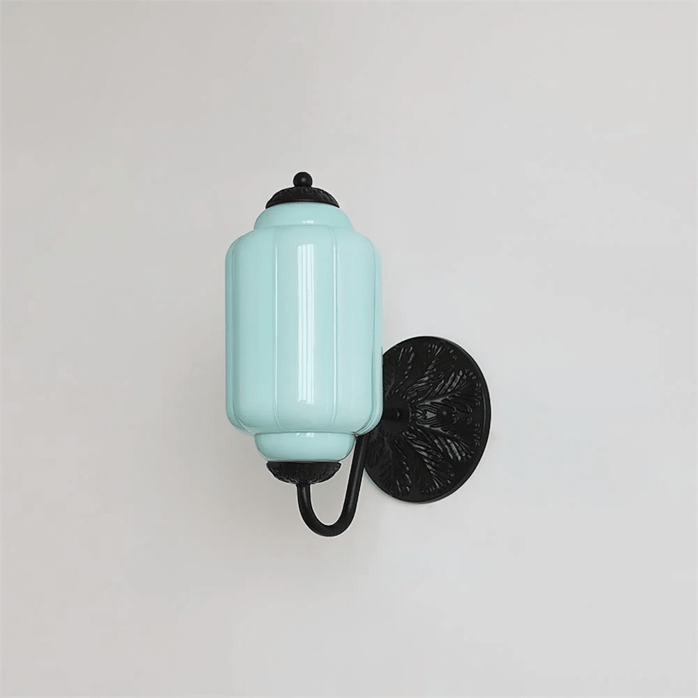 Elliot Glass Wall Sconce in Brass for Modern Interiors