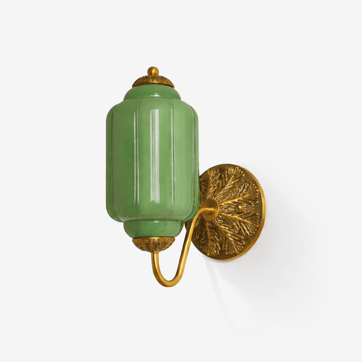 Elliot Glass Wall Sconce in Brass for Modern Interiors