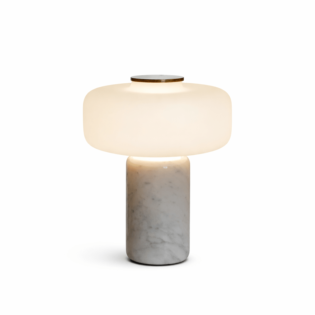 Maris Rechargeable Marble Table Lamp – Cordless LED Accent Light