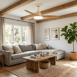 Keltis Ceiling Fan Light with LED and Remote – 48" or 52"
