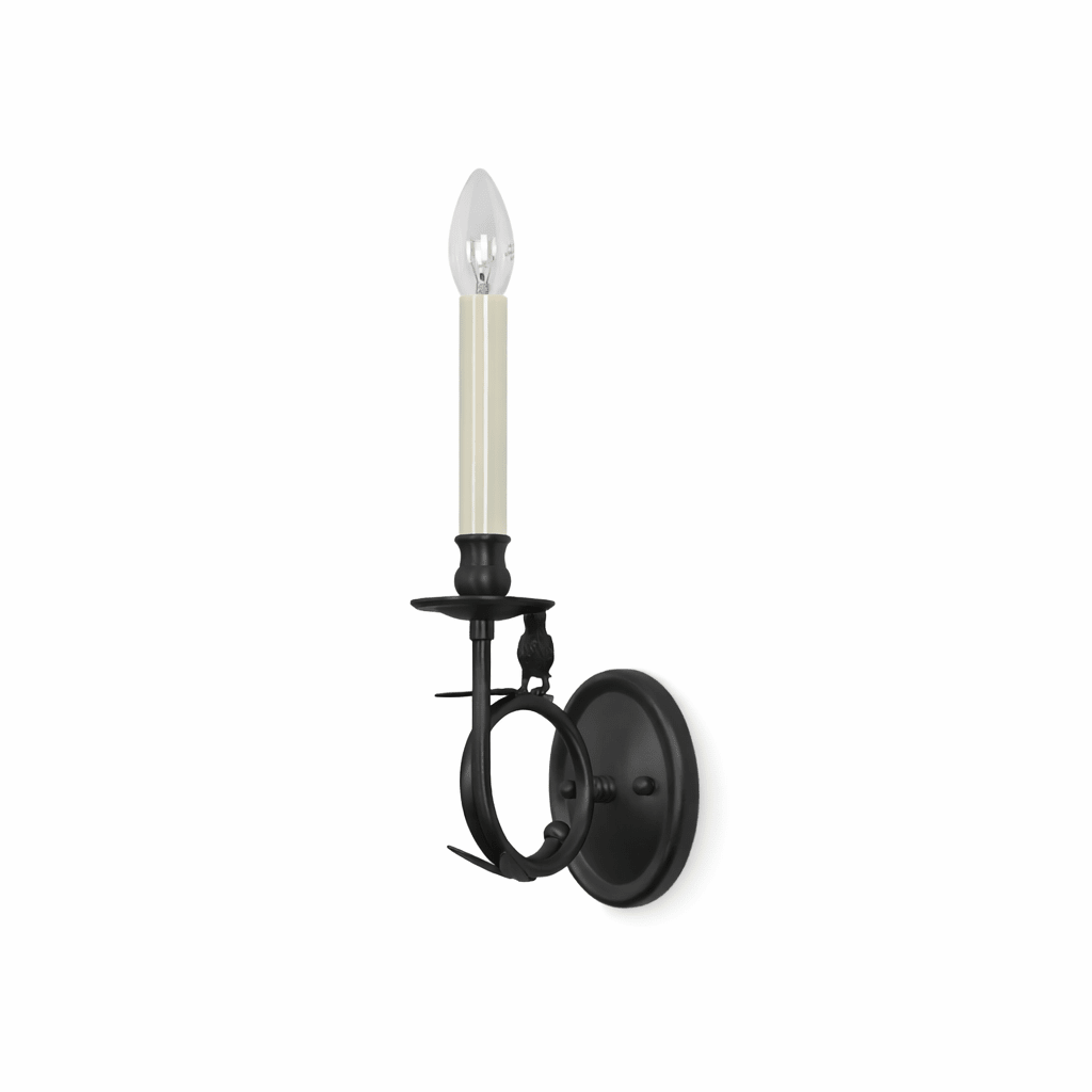 Elara Sculptural Bird Wall Sconce in Iron and Brass