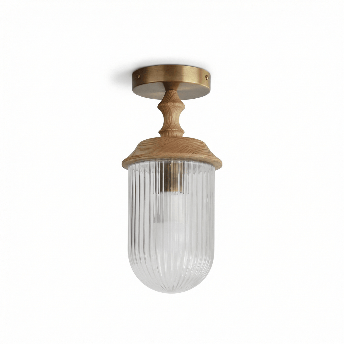 Sylvan Wood Rim Ceiling Light – Modern Minimalist Flush Mount