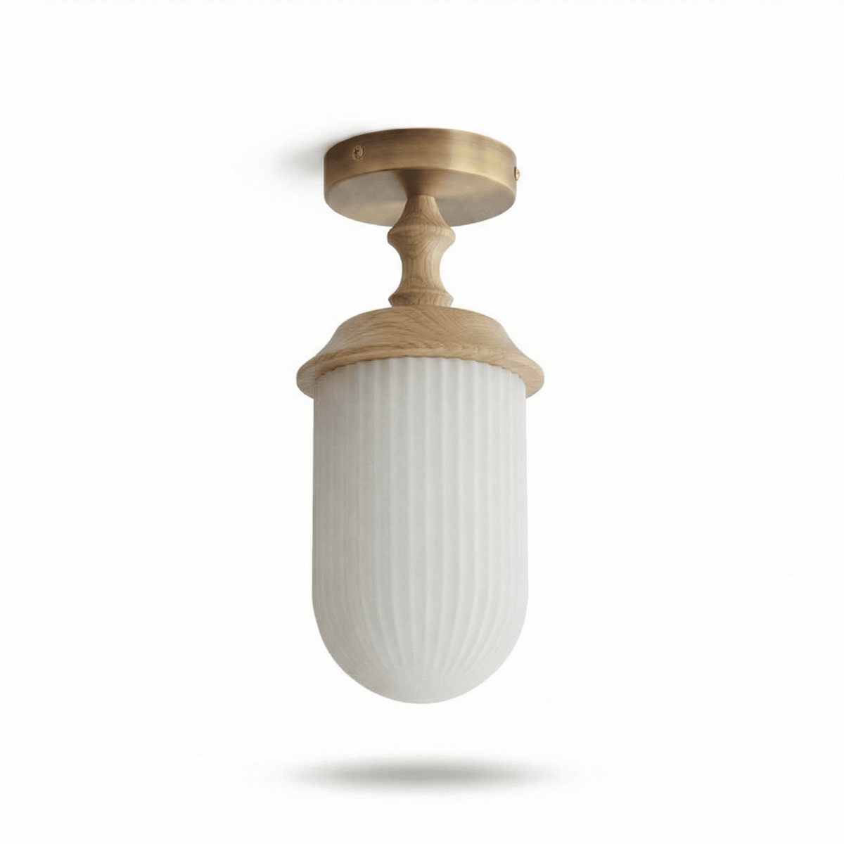 Sylvan Wood Rim Ceiling Light – Modern Minimalist Flush Mount