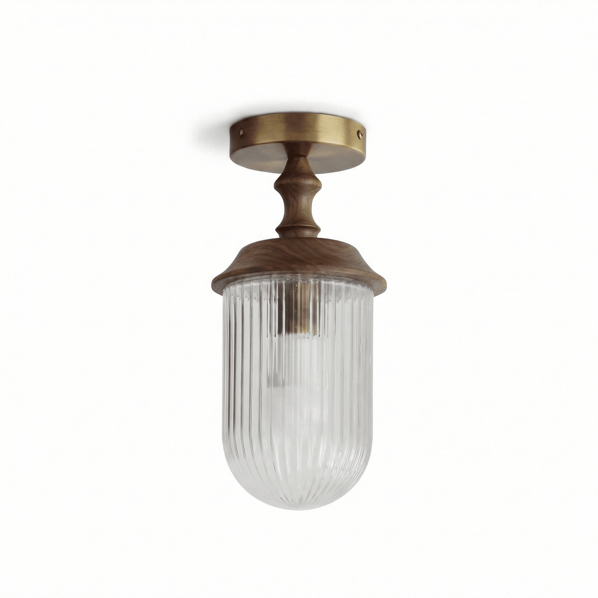 Sylvan Wood Rim Ceiling Light – Modern Minimalist Flush Mount